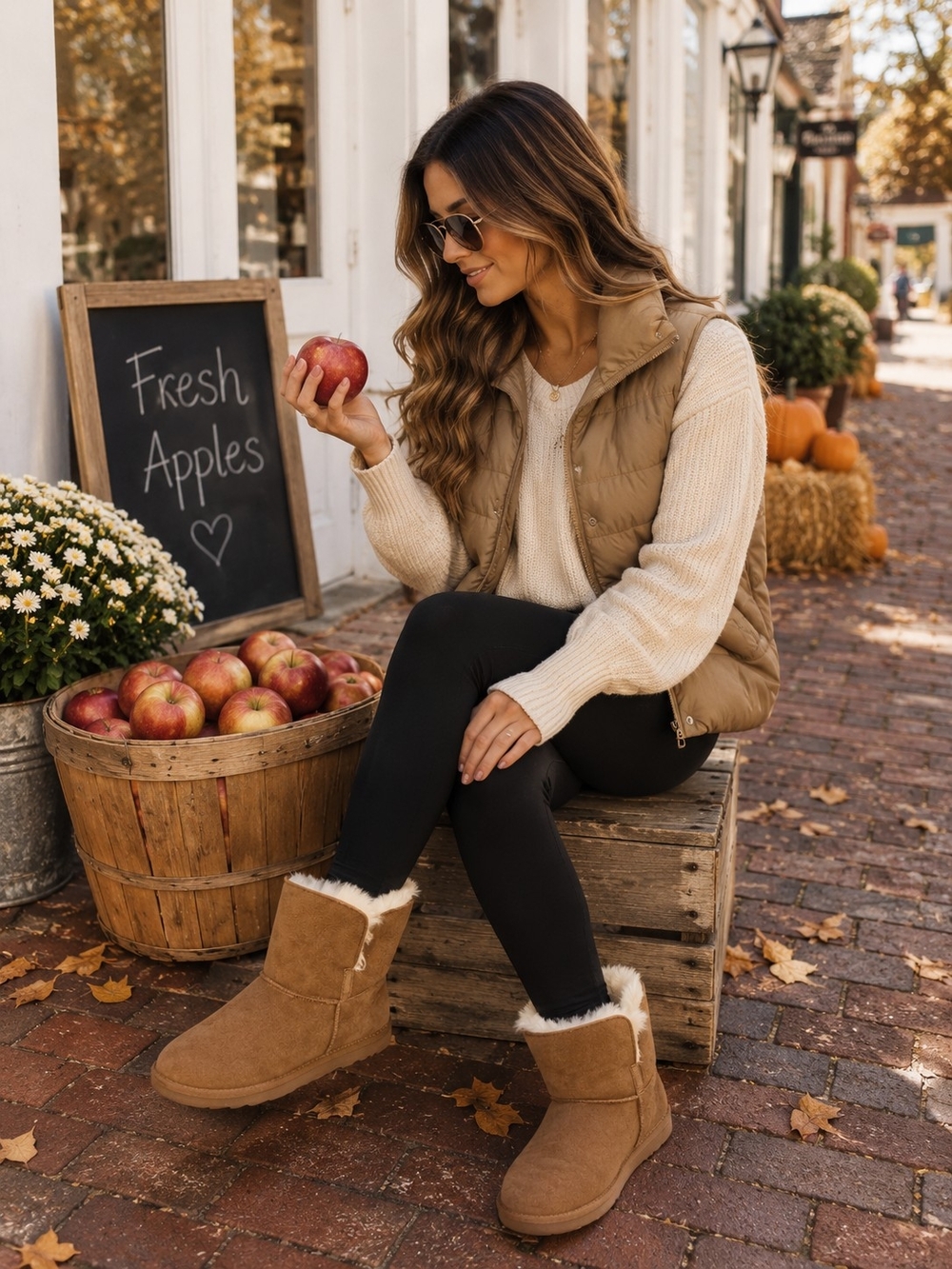 Time and Tru Women's Tan Plush-Lined Short Boots